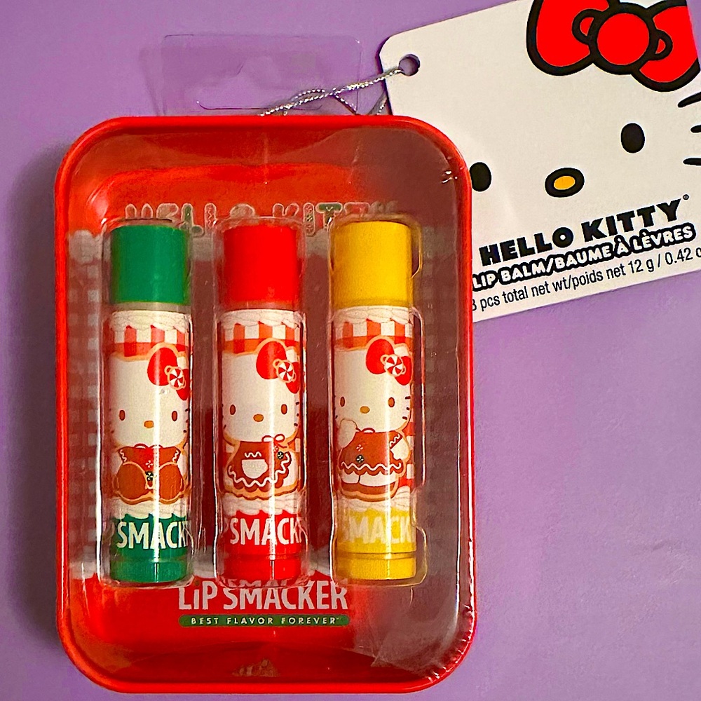 NIB~Hello Kitty Lip Smackers Trio